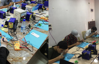 Vocational Training Cell Phone Maintenance Course Al-Salam Community Center  al-Hameh