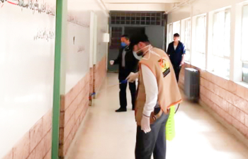 Sterilization and Disinfection Campaign at the Khaled Ibn Al-Walid Institute for Juvenile Delinquents, Rural Damascus