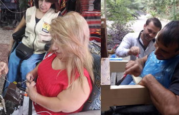 Vocational Training: Wood carving and handicrafts course—Dar al-Karama, Damascus
