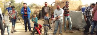 GCBI Wells rehabilitation and water tanks manufacturing in the village of Qana