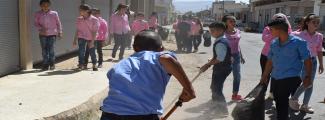 Cleaning-up Rableh Village’s Streets